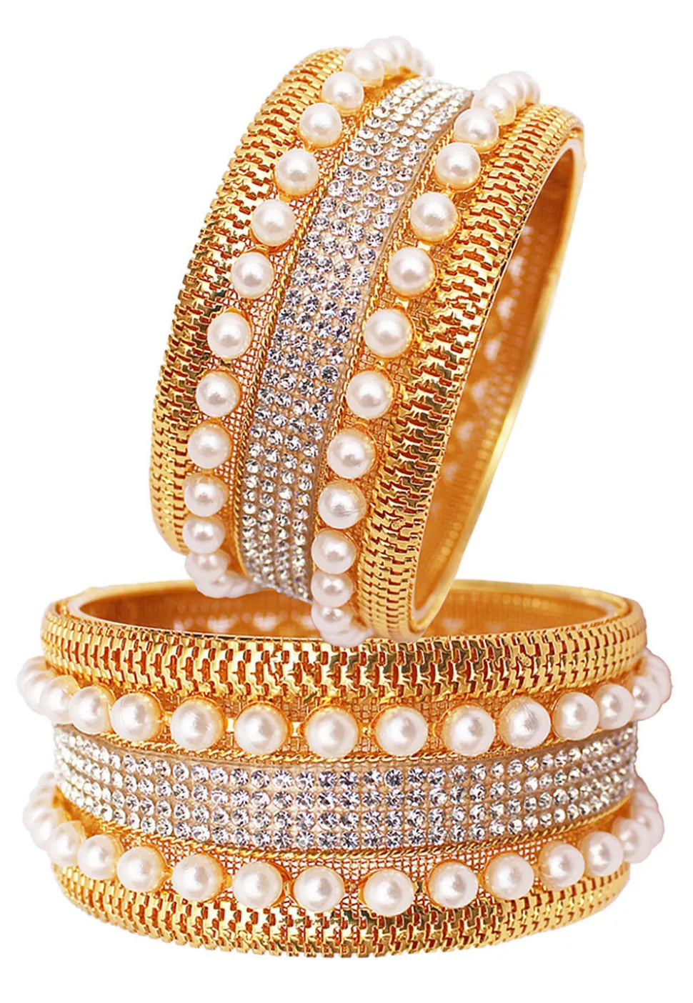 Stone Studded Pair of Bangles
