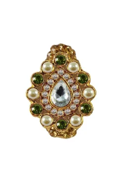 Stone Studded Saree Pin