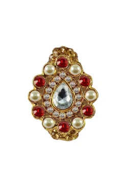 Stone Studded Saree Pin