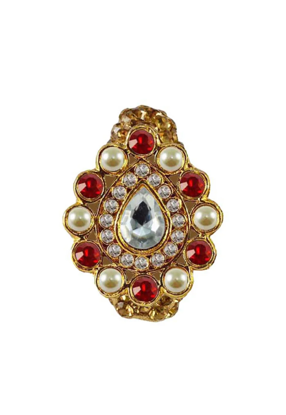 Stone Studded Saree Pin