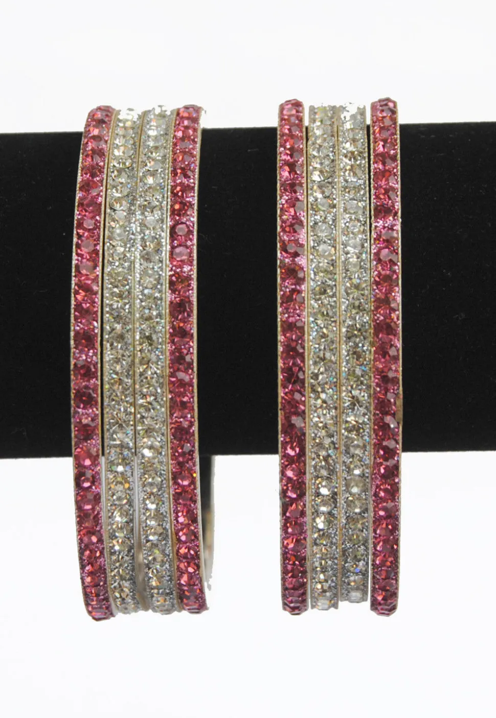 Stone Studded Set of Lac Bangles