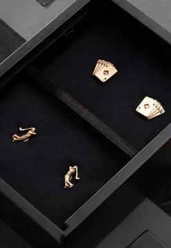 The Aces Rule and Golfer Metallic  Collar Tips Gift Set