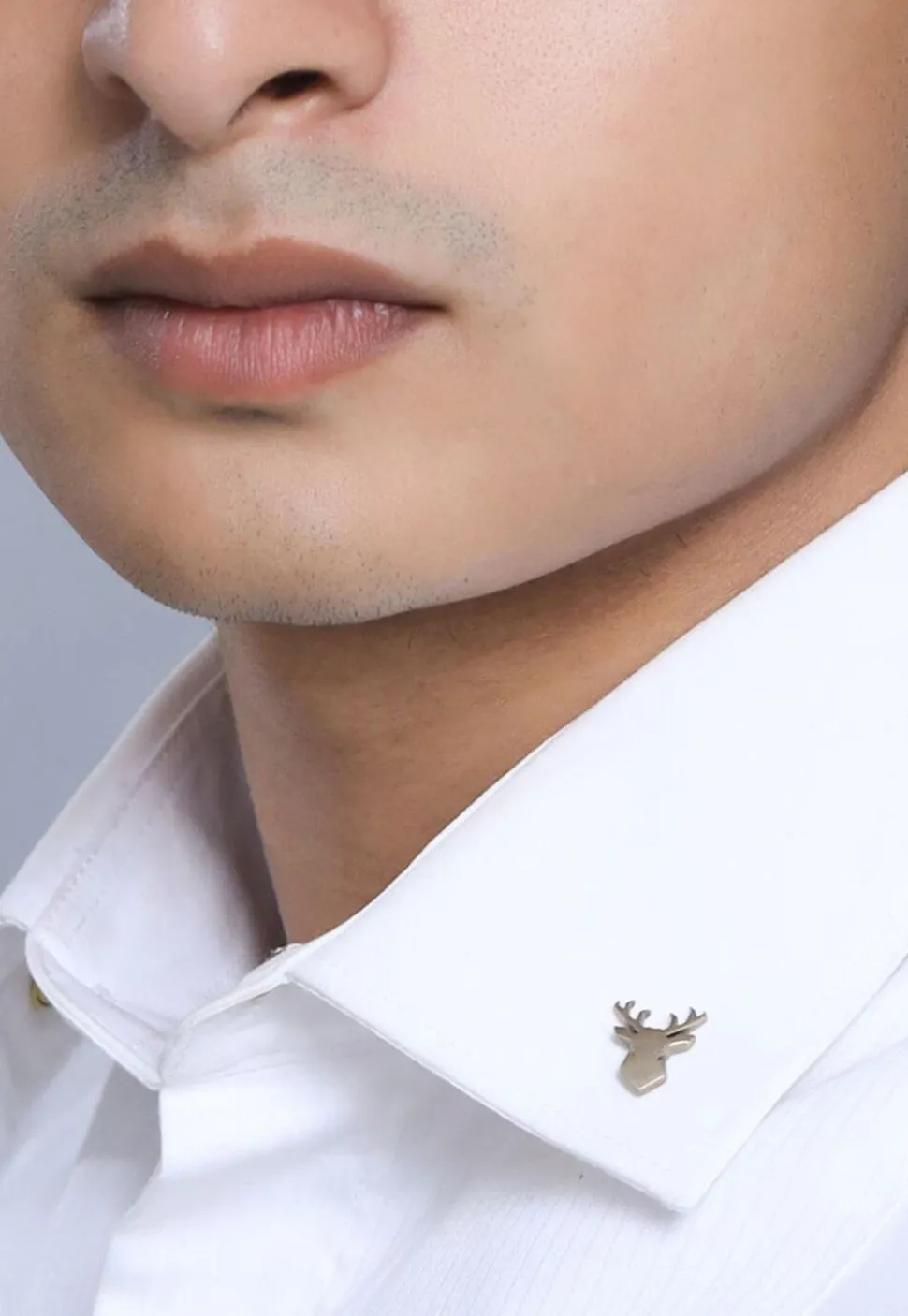 The Calm Chetaah and Imperial Stag Metallic Collar Tips Gift Set