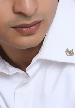 The Daring Deer and Flying Bird Metallic Collar Tips Gift Set