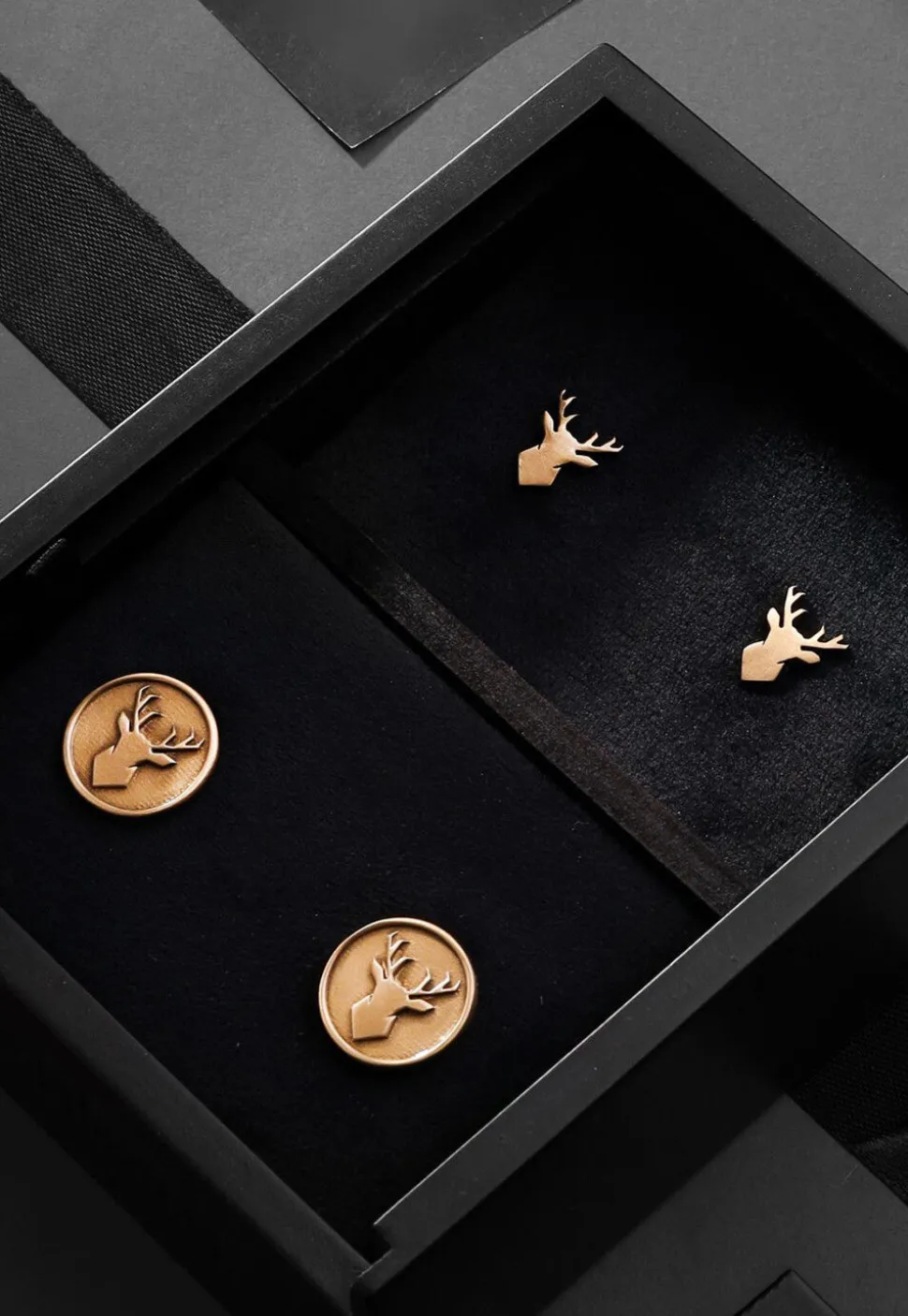 The Imperial Stag Metallic Collar Tips Gift Set