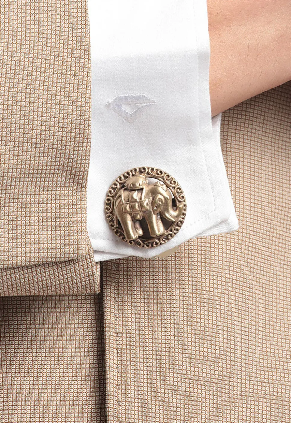 The Royal Majesty Metallic Cufflink Pair
