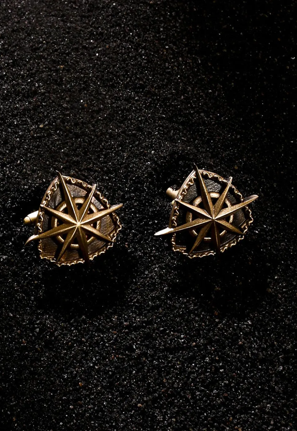 The Star Shield Metallic Cufflink Pair