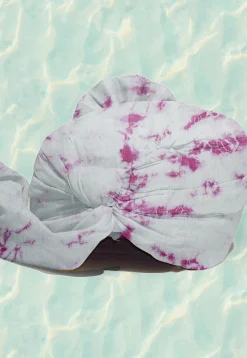 Tie N Dye  Pure Kota Silk Kids Turban in White