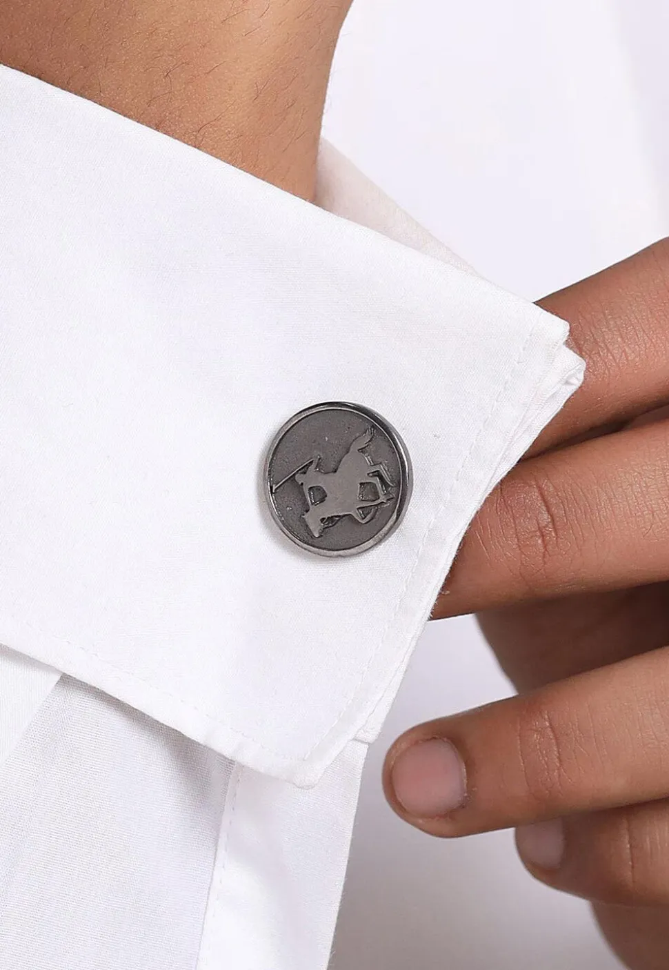 Warrior Metallic Cufflink Pair
