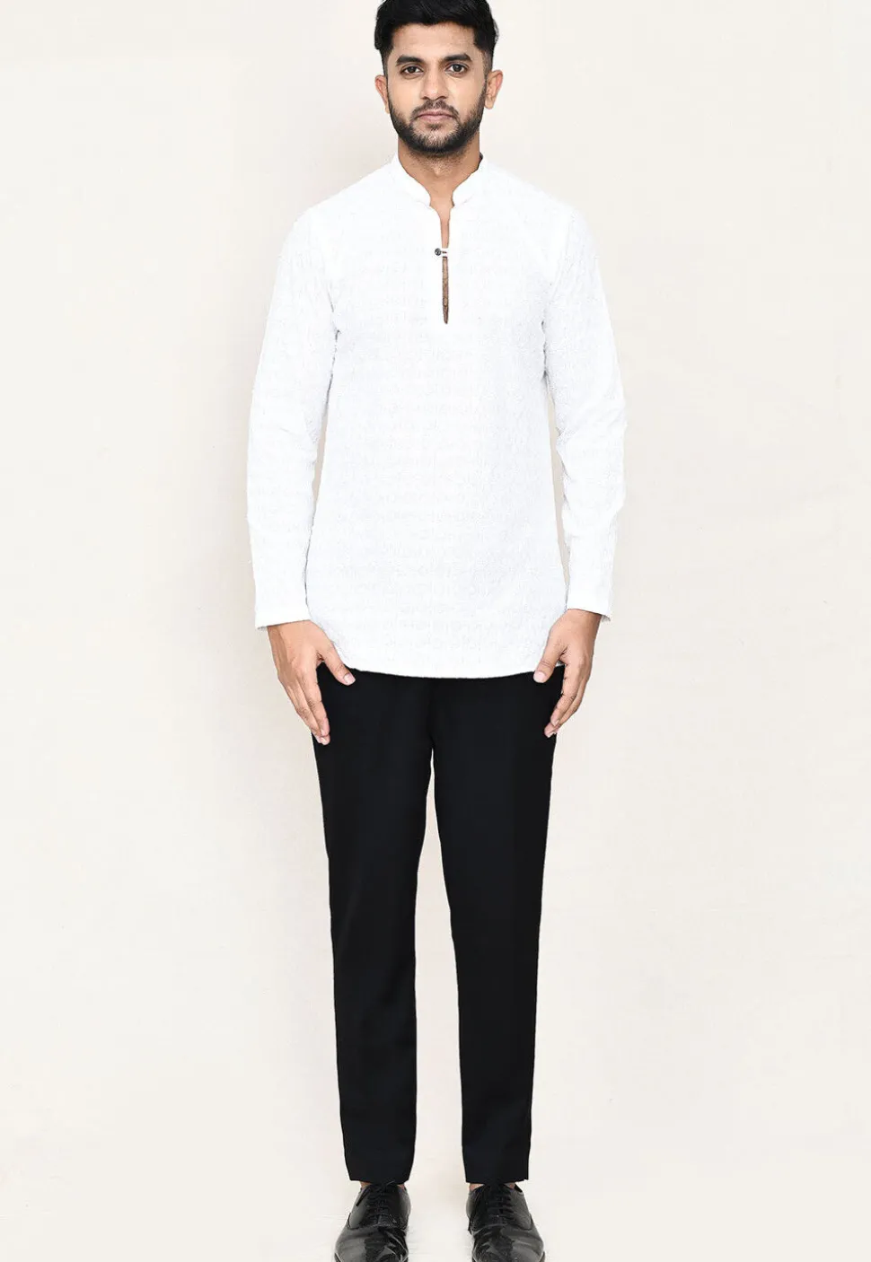 Woven Art Silk Jacquard Jodhpuri Suit in Navy Blue