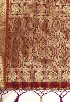 Woven Bangalore Silk Saree in Multicolor