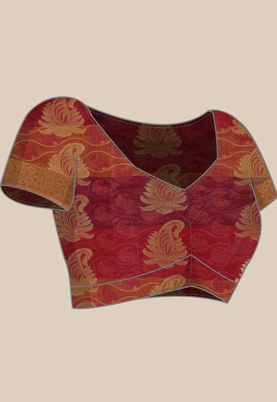 Woven Bangalore Silk Saree in Multicolor