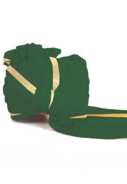 Woven Chanderi Silk Turban in Green