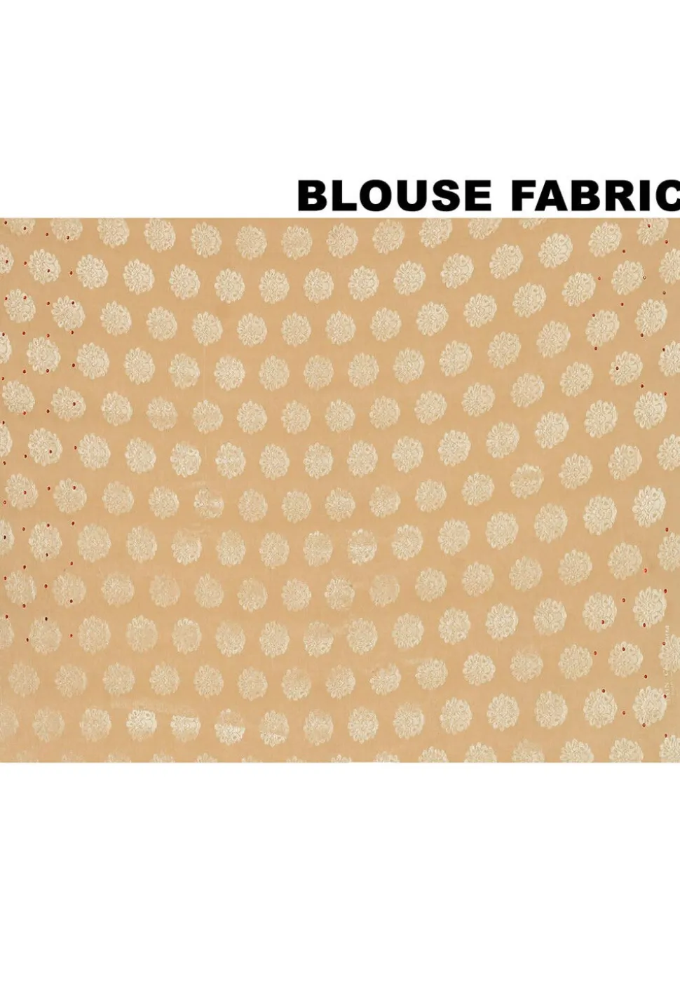 Woven Chiffon Saree in Beige