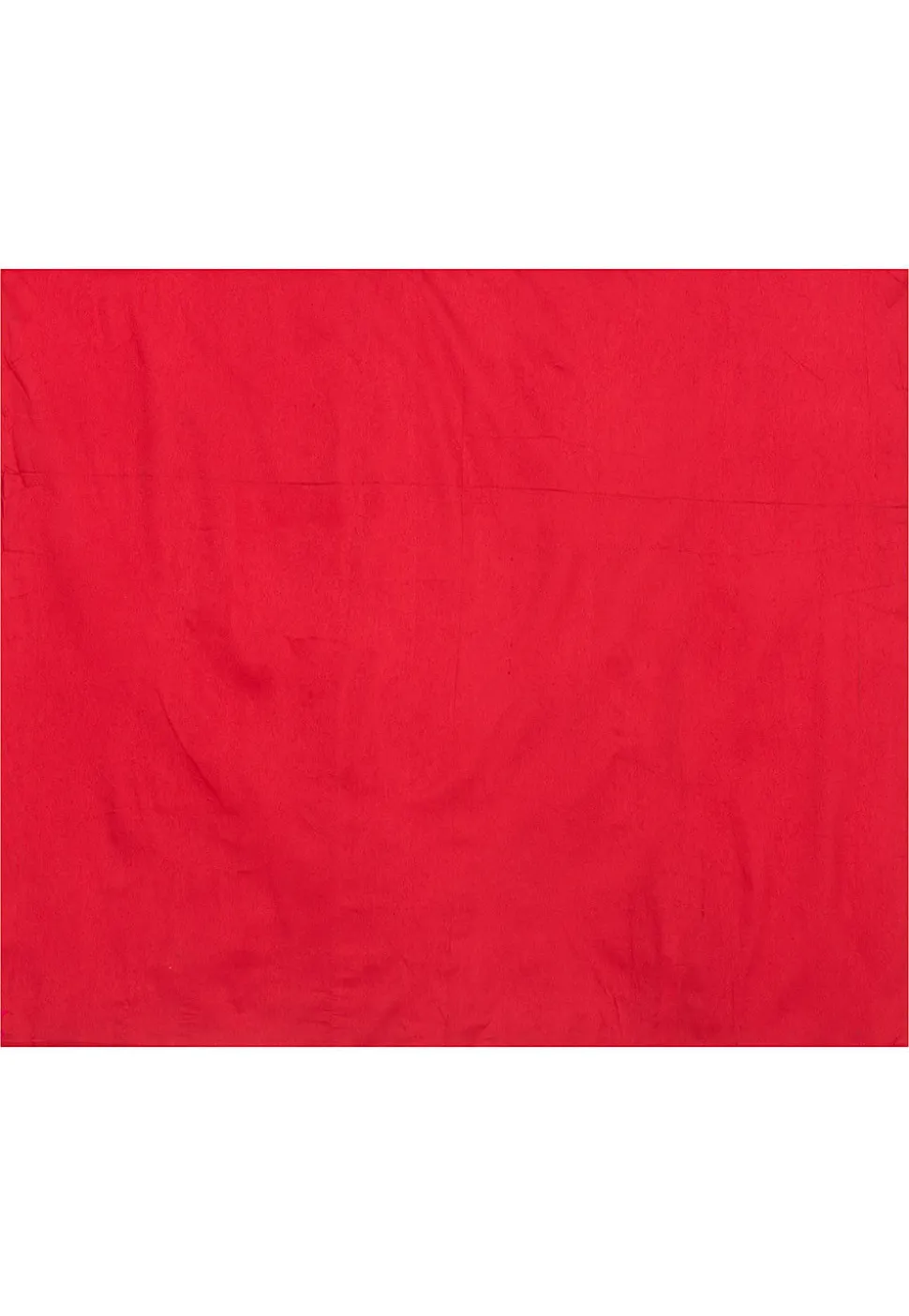 Woven Cotton Linen Saree in Red