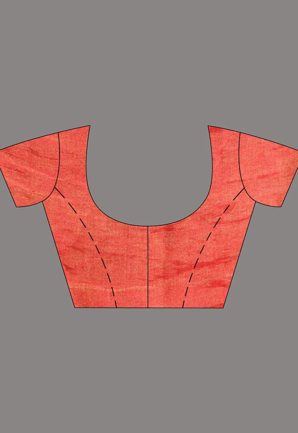 Woven Linen Saree in Red