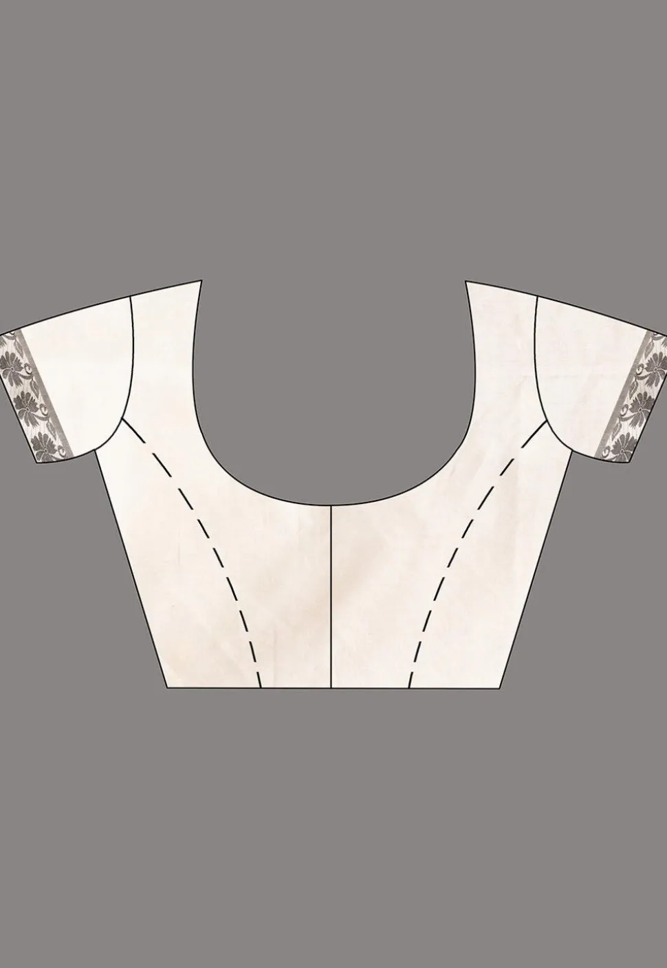 Woven Pure Cotton Saree in Off White
