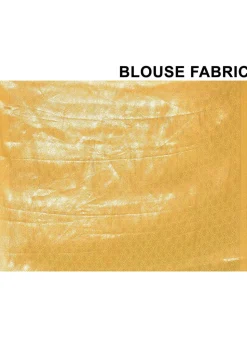Woven Pure Dupion Silk Saree in Yellow