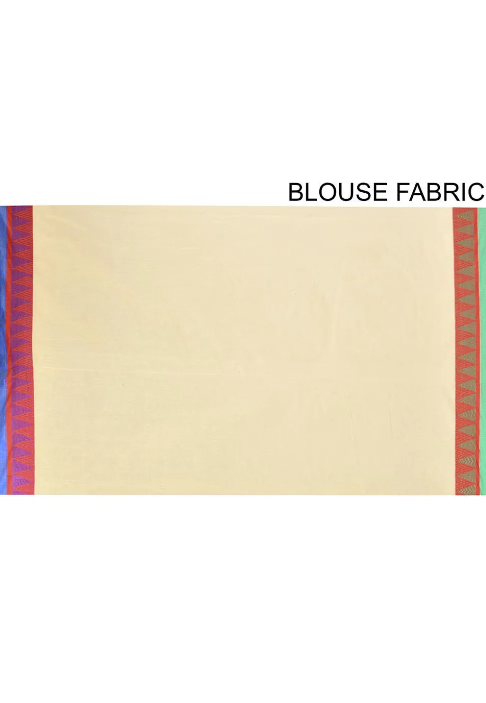 Woven South Cotton Saree in Light Beige