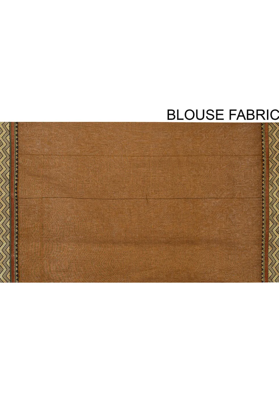 Woven South Cotton Saree in Dark Beige